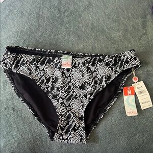 Swim Systems Black & White Bikini Bottom